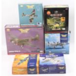 Six various boxed 1/72nd scale Corgi Aviation Archive military aircraft diecast, all appear as