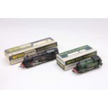 Two Wrenn tank locos: W2207 R1 0-6-0 Southern 1127 green, Dublo couplings (E) non original box;