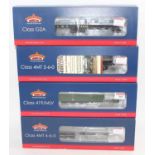 Four 00 gauge Bachmann Branchline locos: 31-265 Motor Luggage Van, green, late SR multiple unit,