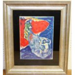 After Marc Chagall (1887-1985) - Arabian Nights, lithograph, 32 x 24.5cm