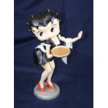 A reproduction cast iron figure of Betty Boop, h.30cm