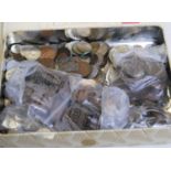 Great Britain and world, a collection of miscellaneous coins, to include Elizabeth II pennies,