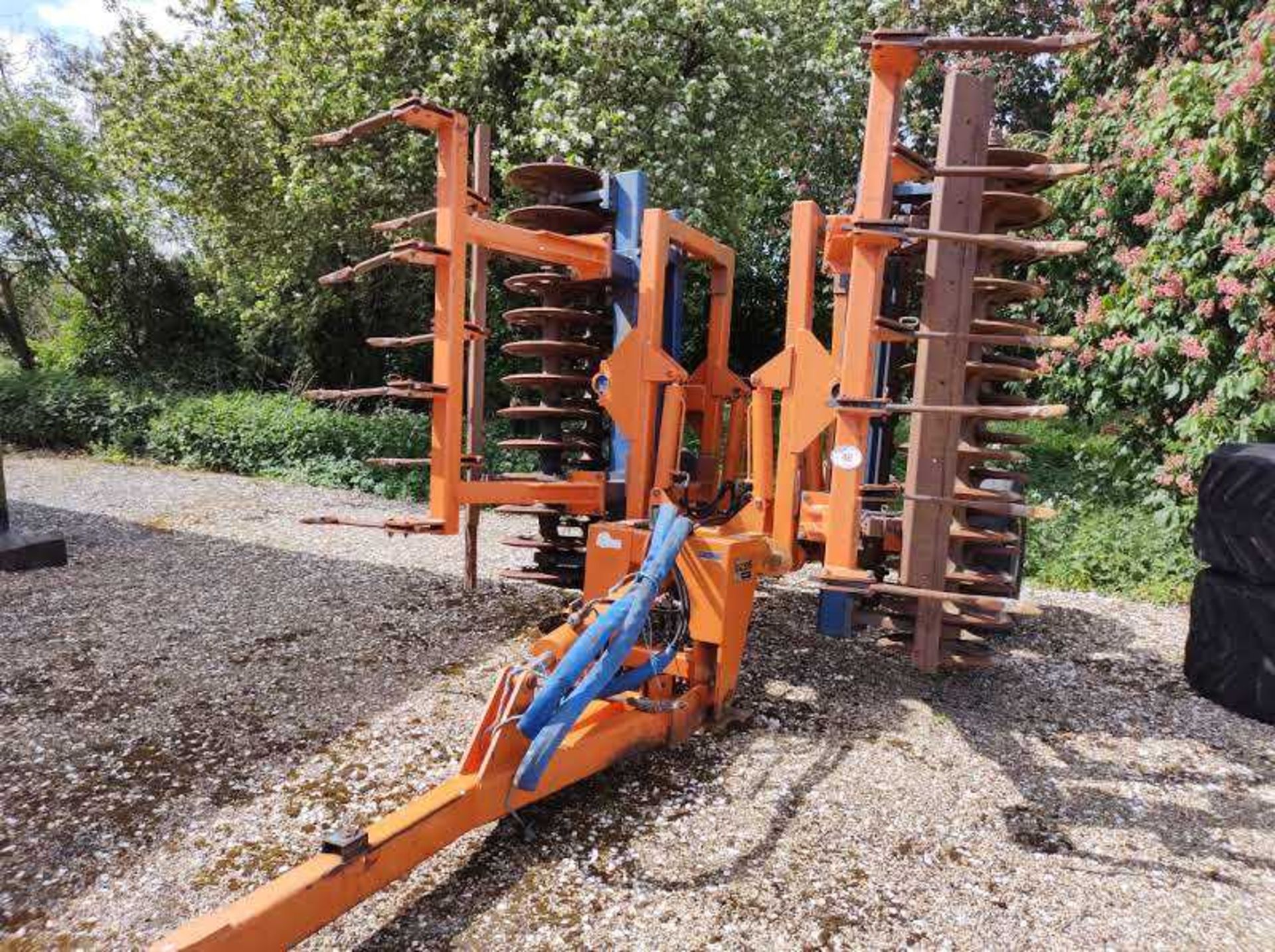 Galucho 4.6m Trailed Soil Press with Levelling Boards