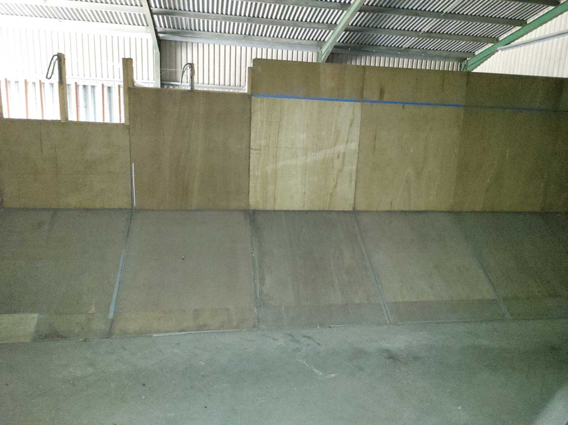 5x Free Standing Plywood Grainwall Sections 1.2m x 2.4m High - Image 3 of 3