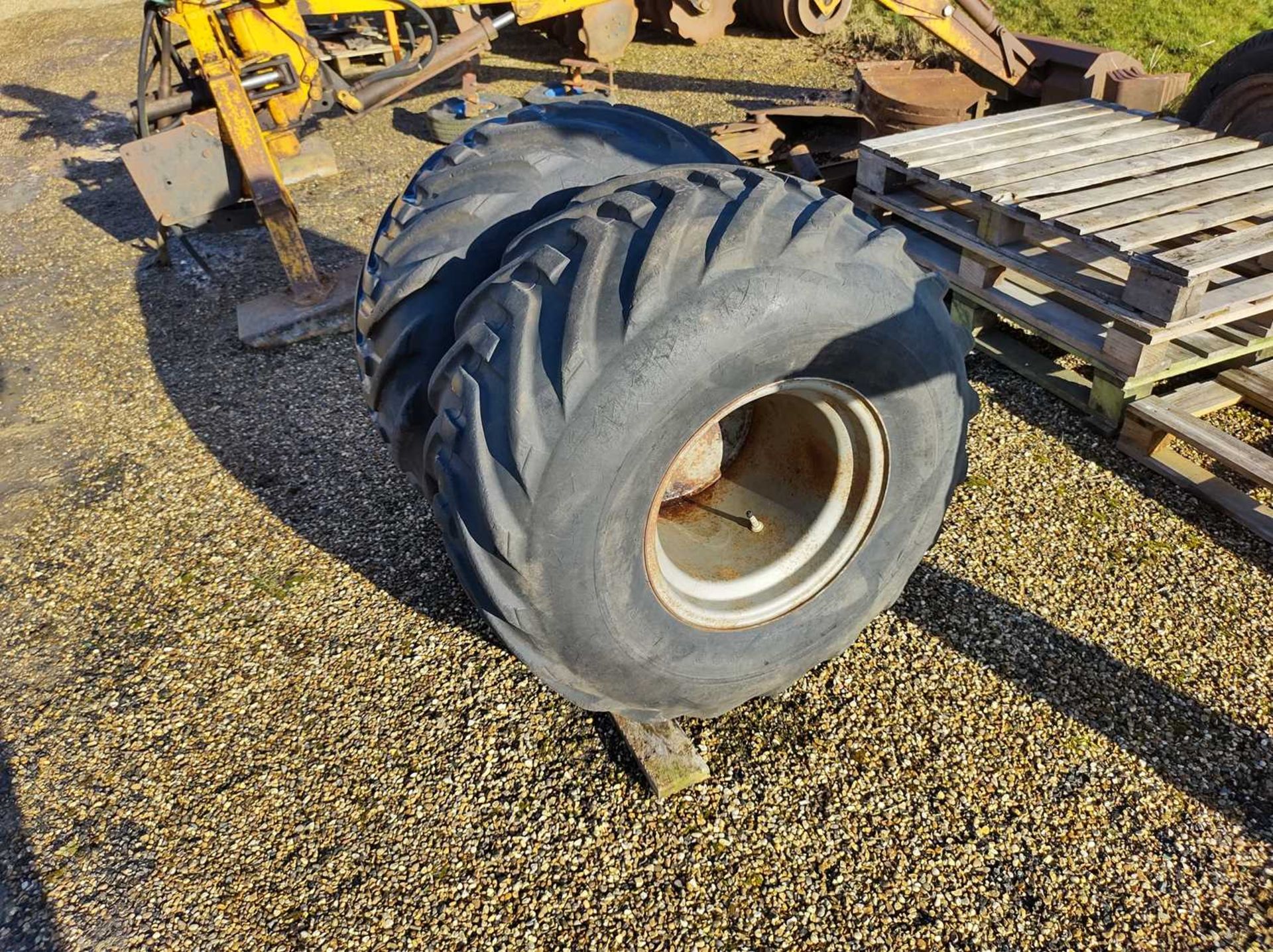 Pair of Goodyear Terra Tyres 38 x 20.00 16 on 6 Stud Wheels - Image 2 of 3