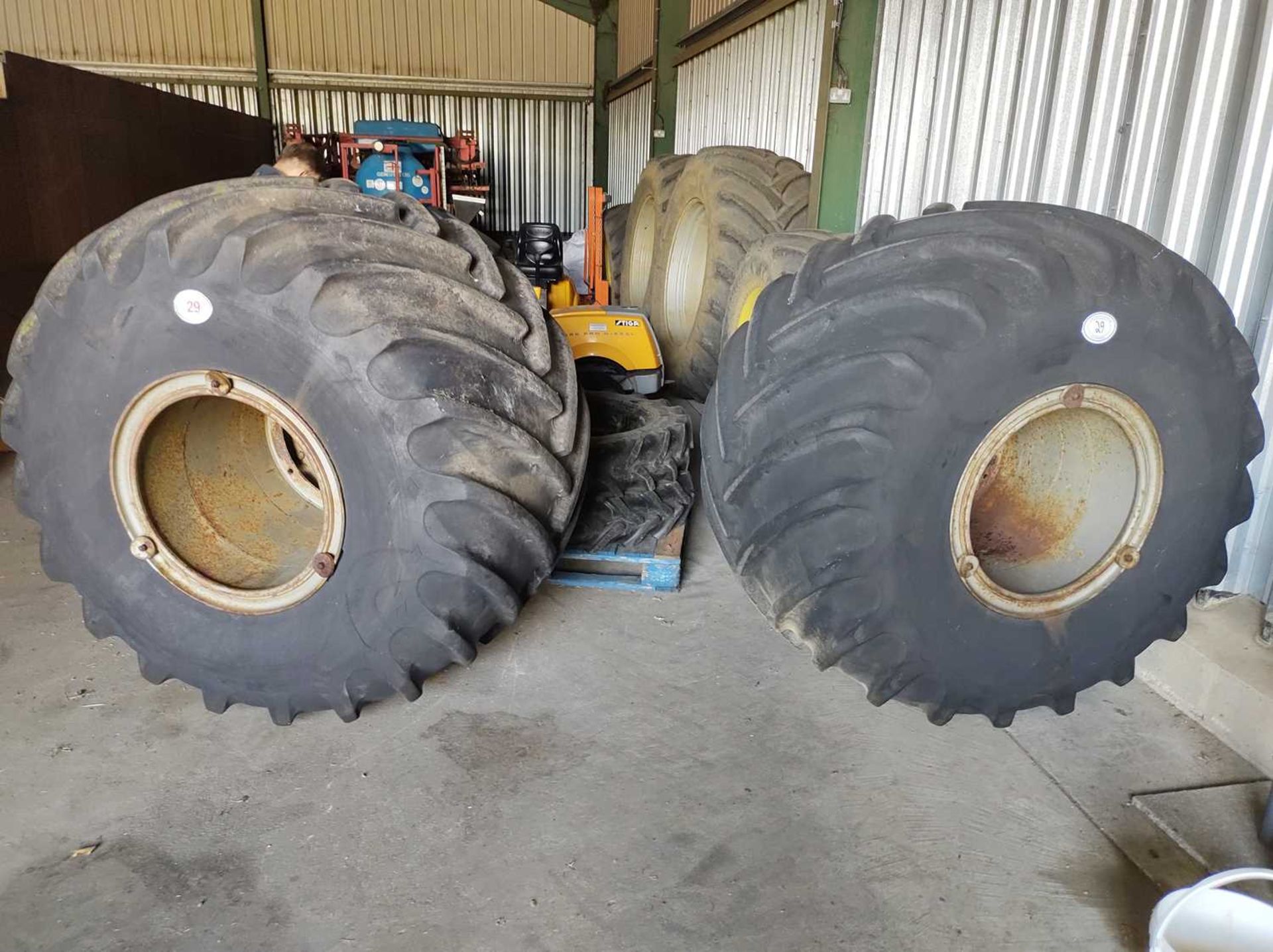 Pair of 66 x 43 25 on 8 Stud Centre Terra Tyres