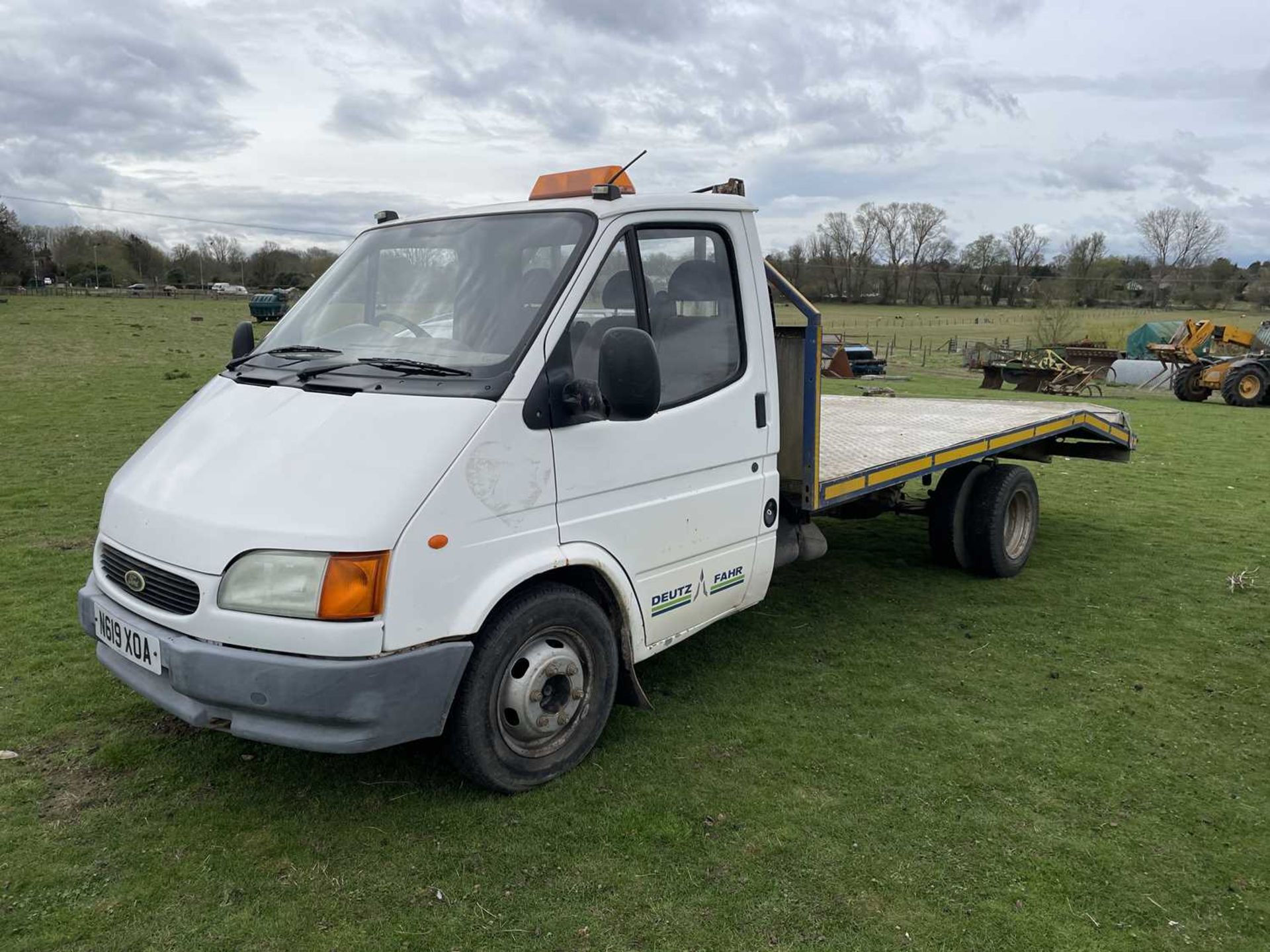 Ford Transit 3.5t Beaver Tail Vehicle Transport. C / W Winch and Ramps. MOT until 21/12/22. 187,