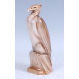 A rare circa 1913-1936 Royal Doulton model of an eagle upon a rock, HN No 139, printed trademark and