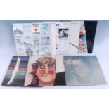 John Lennon, Paul McCartney and related, a collection of nine LP's to include John Lennon - Imagine,