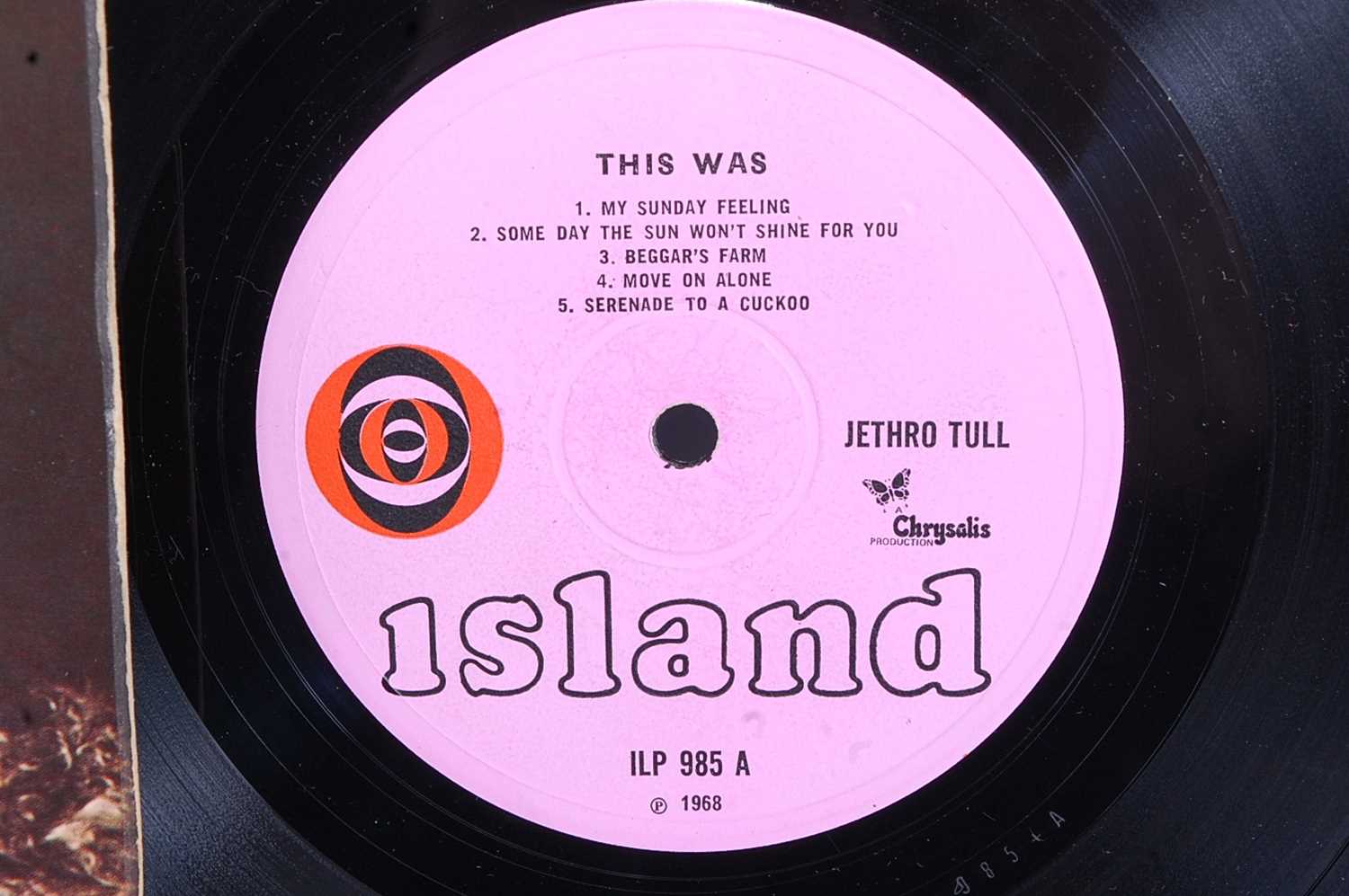 Jethro Tull - This Was, 1968 ILP 685 pink Island bullseye label, ILP 985 +A / +B matrix, stereo, - Image 3 of 5