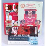 Manchester United and related, a collection of memorabilia to include Sir Bobby Charlton The