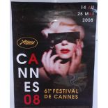 A poster for the 61st Cannes Film Festival 14th-25th May 2008, photographed by David Lynch with