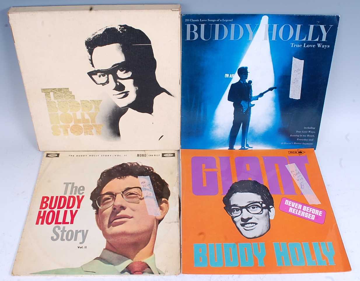 Buddy Holly, a collection of ten LP's to include The Buddy Holly Story 5 LP box set (World Records