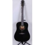 A Fender DG-5 BLK six string accoustic guitar, serial number CS03110328.Condition report: Light