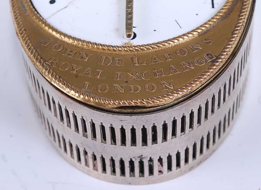 John de Lafons, Royal Exchange London - a George III patent mechanical egg-timer(?), the whole of - Image 6 of 6