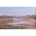 John Barrett - Morning tide, oil on artist board, signed lower left, 22 x 34.5cm