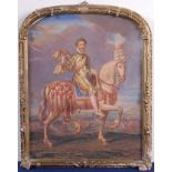 After Jan van Haelbeck & Charles Turner - Henri IV, Roy de France & Navarre, watercolour, equestrian