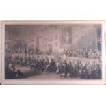 After William Salter (1804-1875) - The Waterloo Banquet at Apsley House, 1836, steel engraving by