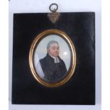 Attributed to Frederick Buck (1771-1839) half length portrait of the Reverend George Osborn, born