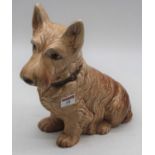 A Sylvac modelled of a seated terrier, height 28cm