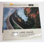 A collection of various LPs and singles related to steam railways & locomotives