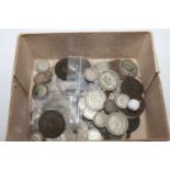 A small collection of miscellaneous british & world coinage, to include William IV 1831 penny,