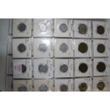 A collection of 20th century world coins, to include Germany, Poland, Trinidad & Tobago, Malaya,