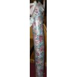 A large roll of 'Arthur Sanderson (1993) Sussex Gardens' floral printed fabric, w.140cm l.1370cm