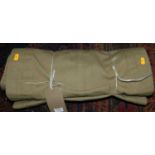 A WWII canvas portable field stretcher