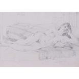 Tom Greenshields (1915-1994) - Jenny, pencil on paper, signed lower right, titled upside-down