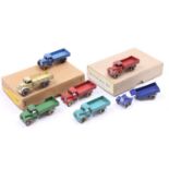 Dinky Toys pre-war No. 22C Motor Truck original trade box containing 4 examples as well as a