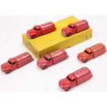 Dinky Toys No. 30P Studebaker Petrol Tanker original trade box containing 6 models, all are finished