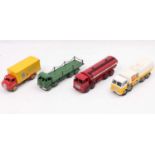 Dinky Toys mixed group of 4 unboxed models to include, No. 943 Leyland Octopus "ESSO" Tanker, No.