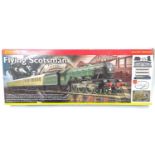 Hornby and other 00 Gauge 1980s mixed train set, to include Flying Scotsman R1019 Train Set, Boxed