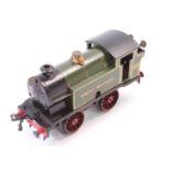 1932-6 Hornby M3 clockwork loco 0-4-0 GW 6600, 12 spoke wheels, no cylinders or rods, some crazing