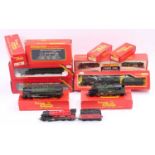 Nine Triang/Triang Hornby locos: R552 4-6-2 loco & tender ‘Oliver Cromwell’ BR lined green (