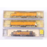 N-gauge American outline diesels: Hobby Quality Union Pacific Co-Co no.602 with no.604 powered