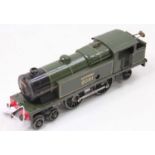 1935-41 Hornby No.2 Special Tank loco, clockwork, 4-4-2, Southern green 2091. No major scratches,