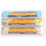 N-gauge American outline diesels: Hobby Quality Union Pacific Co-Co no.602 with no.604 powered