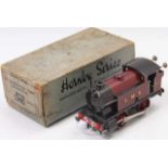 1936-41 Hornby M3 clockwork, tinprinted, tank loco, 0-4-0 LMS 2270 fitted with 12-spoke wheels, rods