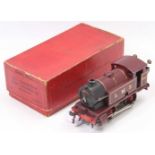 1939-41 Hornby No.1 clockwork tank loco, revised body style, almost matt finish, LMS no.2115, one