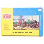 2006 Hornby Dublo 0-6-0 2-rail Tank Goods Train. Green loco 31340, brass buffers, with 13T steel