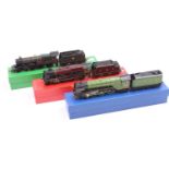 Three locos & tenders: Hornby ‘Sudeley Castle’ 7025 BR lined green (E); Airfix ‘Royal Scot’ 6100 (E)