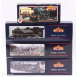 Bachmann Boxed Locomotive Group, 4 examples to include No.31-453 Ivatt 2-6-2 Tank No.1206, a No.32-