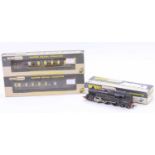 Three Wrenn items: W2218 2-6-4 BR tank loco 80033 (E-BNM) packer no.3; with Pullman cars W6000 Car