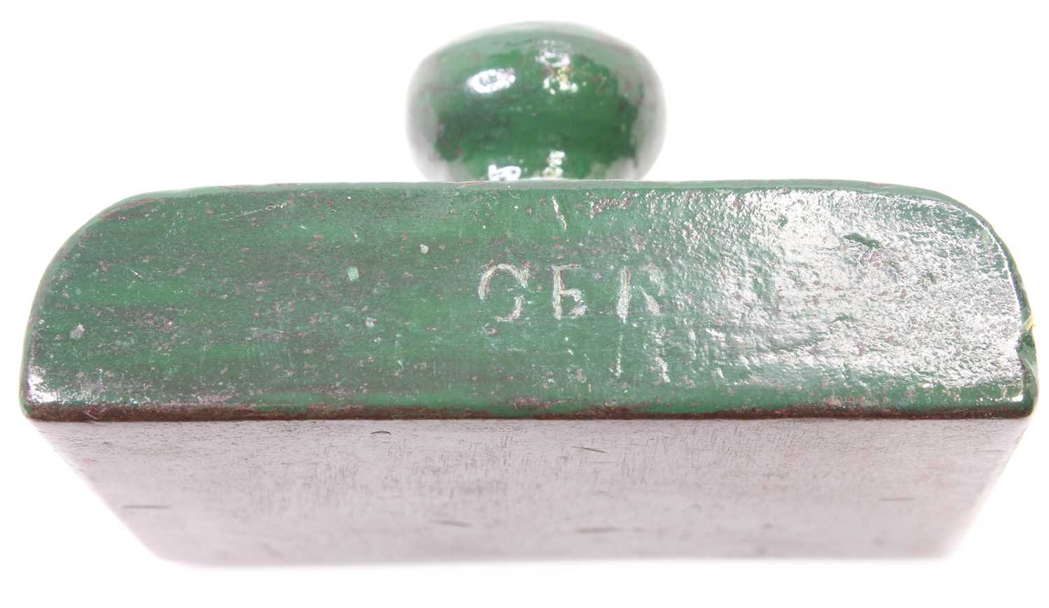 GER Interest item group to include Paperweight and Coat Hanger, both marked GER - Bild 3 aus 3