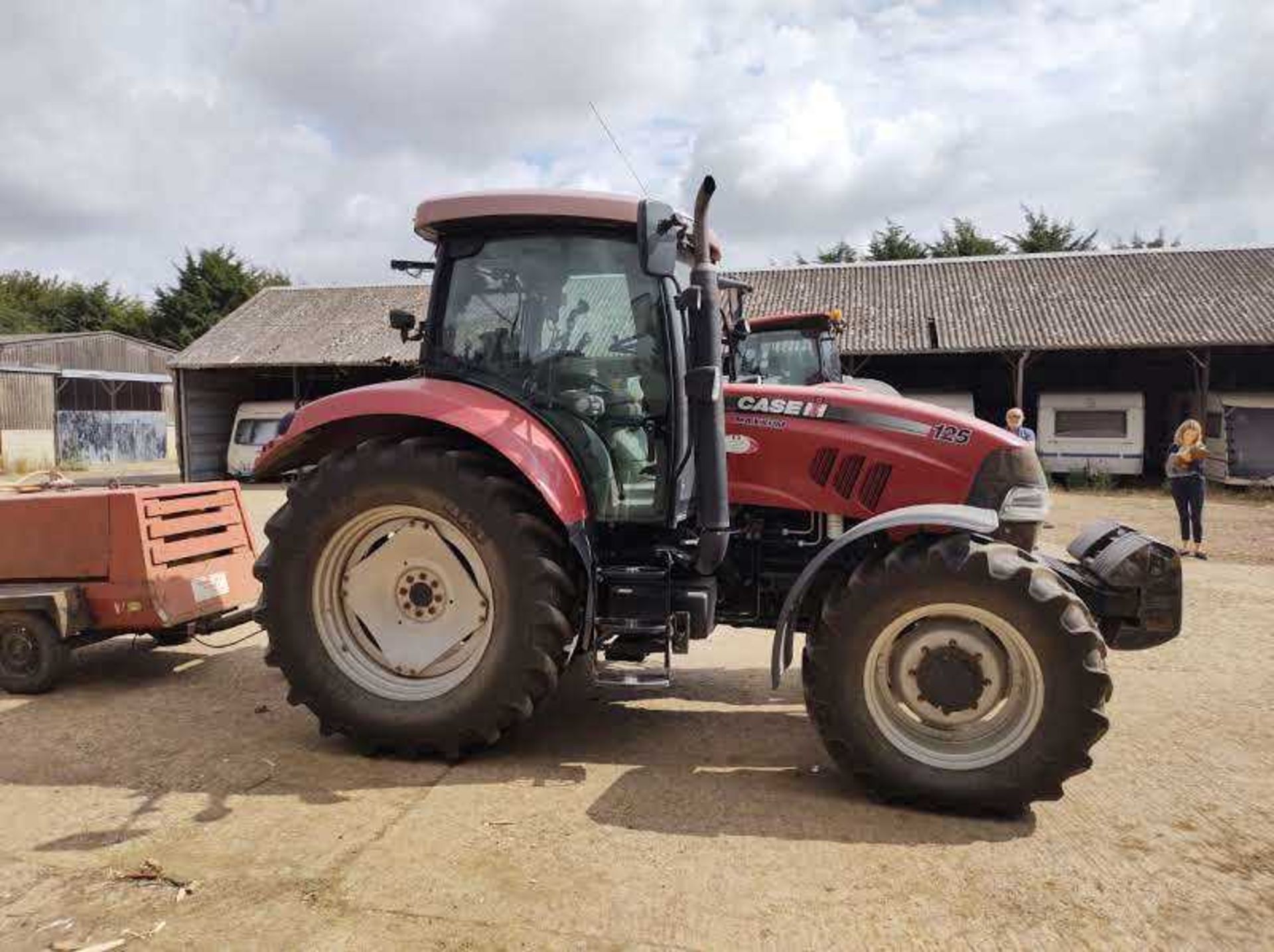 Case Maxxum 125 Tractor (Year 2012) (5094 hours) (Reg: EU12 HLM) (Excluding trailed compressor or - Image 7 of 11