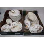 A Victorian Copeland late Spode dinner service transfer printed in the Clovelly pattern