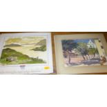 A collection of unframed amateur oil on canvas sketches, being landscapes, circa 1981, each 18 x