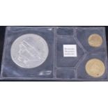 Bermuda Monetary Authority, Elizabeth II 1977 Silver Jubilee three coin set to include gold $100 and